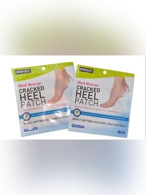 Two Heel Rescue Cracked Heel Patches